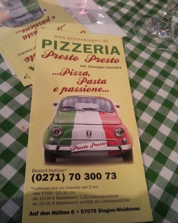 Pizzeria Presto Presto